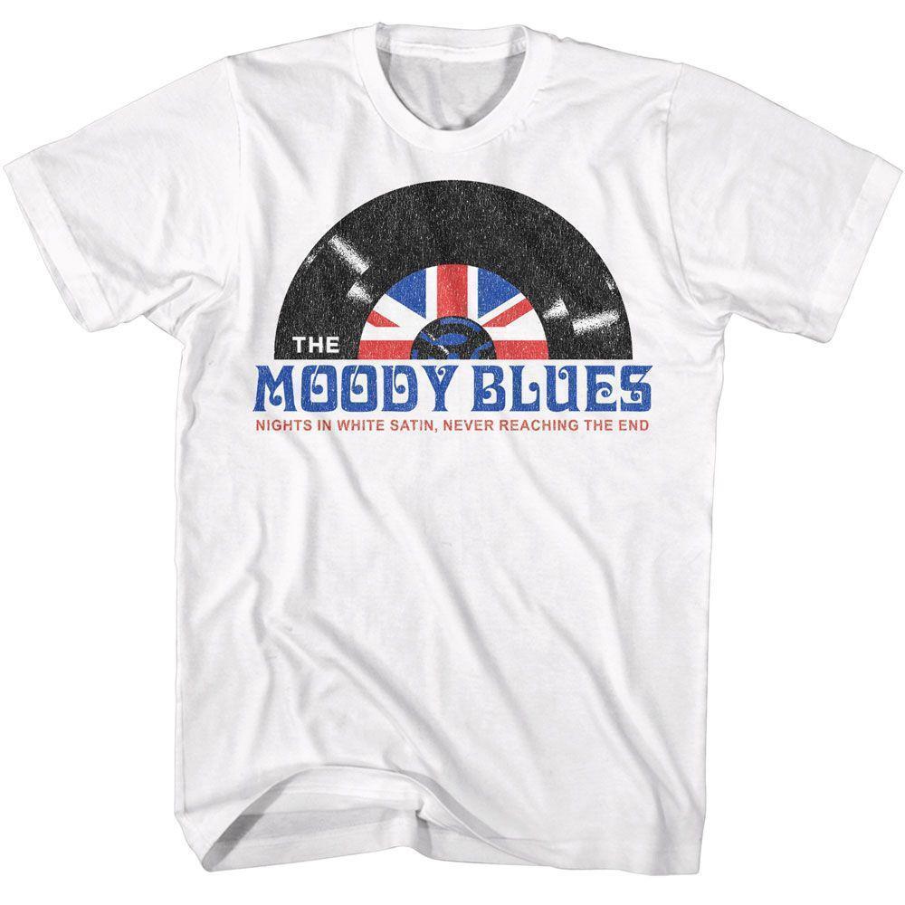 Moody Blues Nights In White Satin White Adult T Shirt